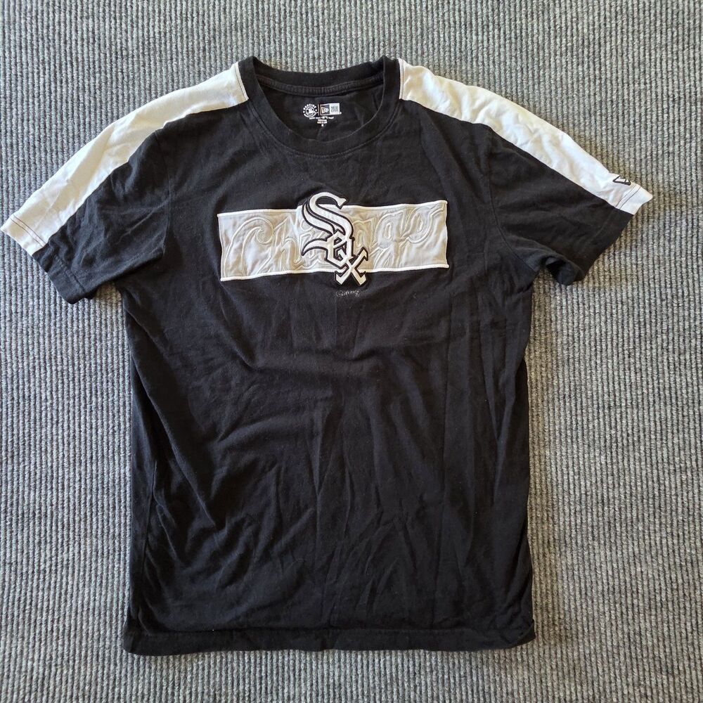 Chicago White Sox Short Sleeve T Shirt New Era Embroidered Men's Size M